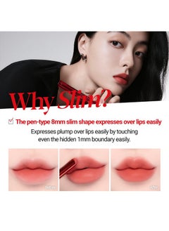 Espoir The Sleek Lipstick Cream Matte 7 Serenade 0.03Oz Lightweight Nude Tone Matte Lipstick Longlasting Vibrant Color Smooth Blur Lipstick Plump Over Lips Easily Korean Lip Makeup  - Image 4