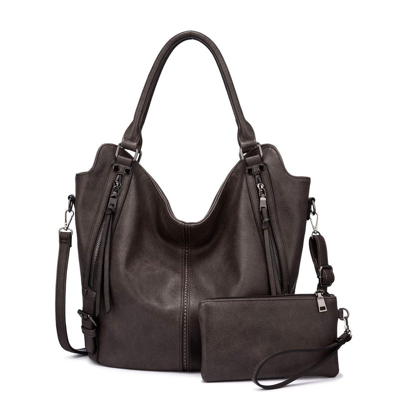 Realer Tote Bag for Women PU Leather Shoulder Bags Fashion Hobo Bags Large Purse and Handbags with Adjustable Shoulder Strap - Image 1