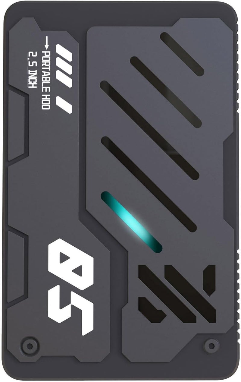 USB3.0 2.5inch Aluminum Externals Hard Drive Mechanical Styles Storage Disk 5Gbps Speed and Shockproof Aluminum Externals - Image 1