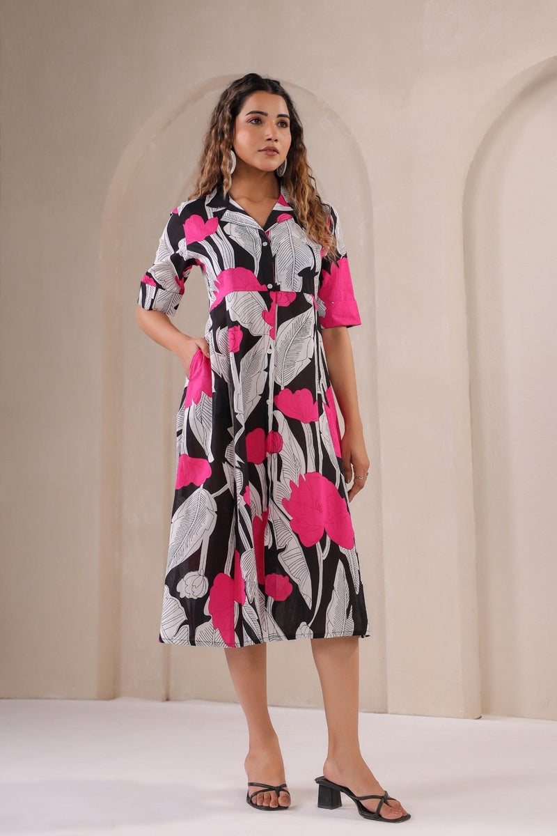 Label Flavia فستان ماكسي مزخرف متعدد الألوان للنساء - Image 1