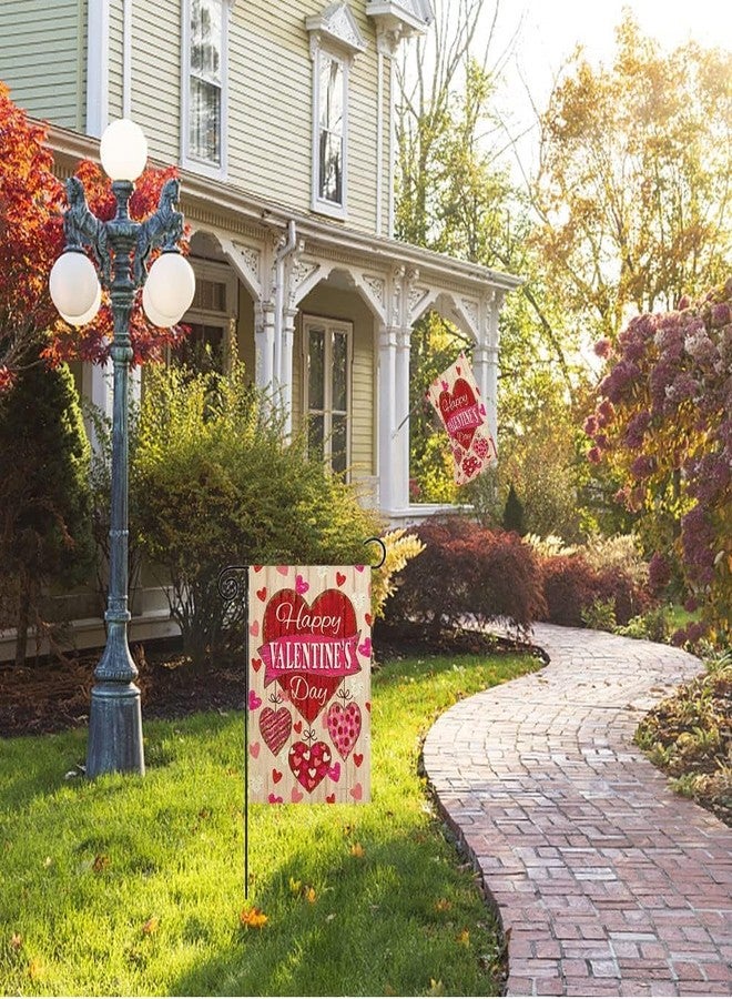JQAQJU Seasonal Garden Flags Set of 8 Double Sided Burlap 12x18 Inch Welcome Easter Spring Holidays Garden Flag, Small Yard Flag for Outdoor Decorations - Image 2