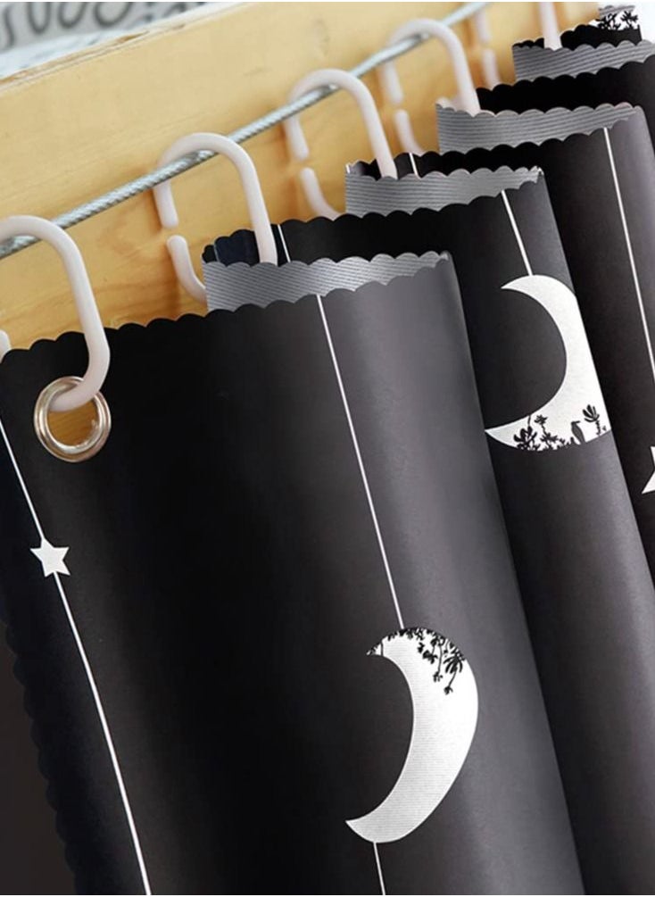 Excefore - Dorm Bunk Bed Curtain - Single Bed Tent Curtain for Dust-Proof and Canopy-like Experience - Perfect for Single Sleeper Bunk Beds in Student Dormitories - Blackout Cloth for Lightproof and Shading - Cr - Image 1