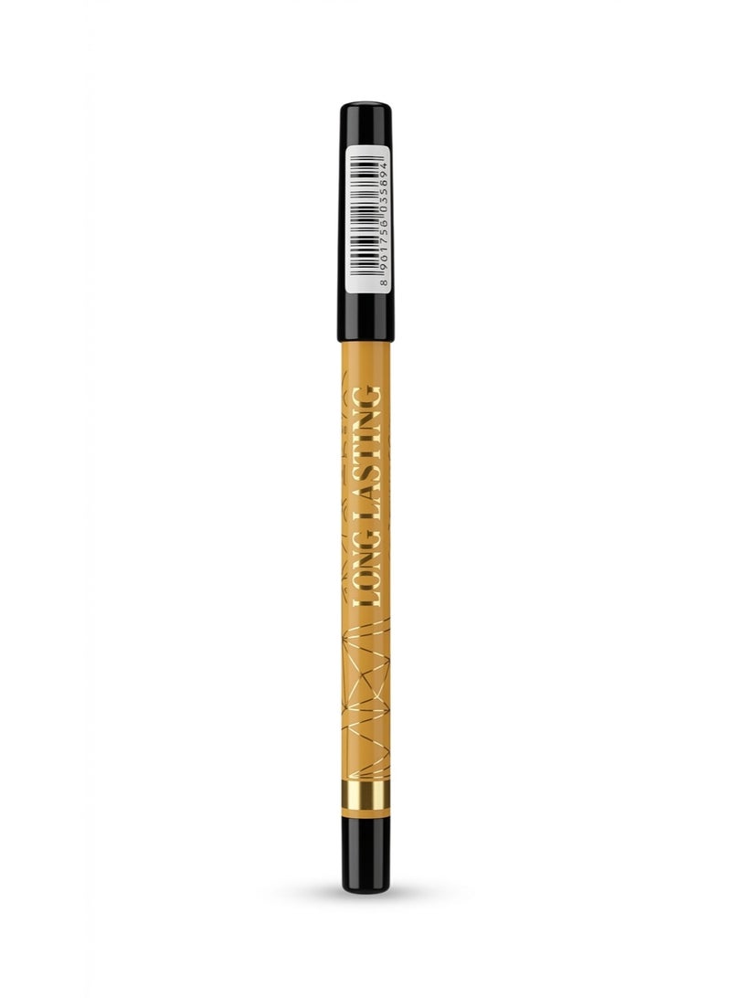 Professional Longlasting Eye Pencil - Shade 108 Metallic Gold - 2-in-1 Kohl & Highlighter - Waterproof - Image 1
