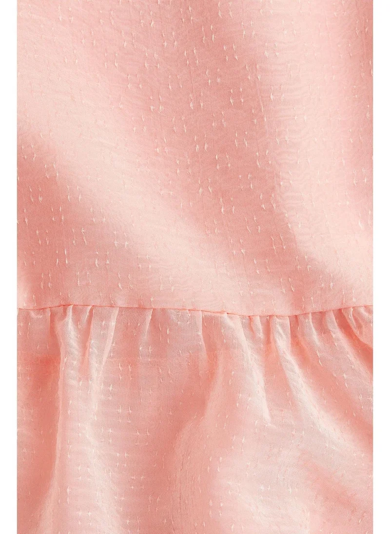 H&M Chiffon peplum top