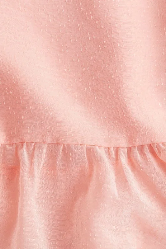 H&M Chiffon peplum top