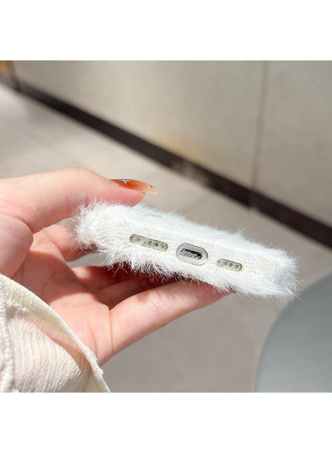 S-TOP Case For iPhone 16 Horizontal Striped Plush TPU Phone Case - Image 5