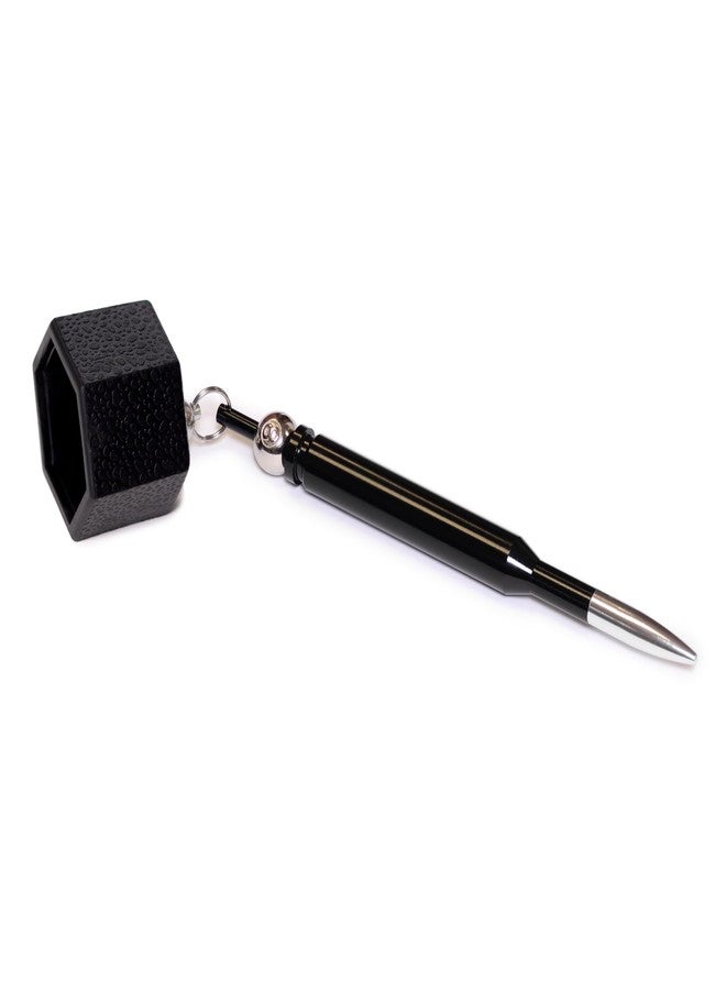 OKKO Hexagon Bullet Pocket Chalker Billiard Pool Cue Chalk Holder Black - Fits Kamui Roku Chalk - Image 1