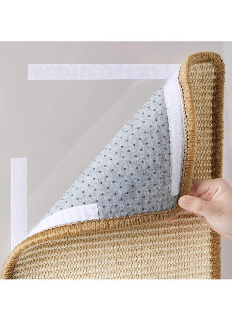 سجادة خدش للقطط، 19.6 × 11.8 بوصة، سجادة خدش للقطط من السيزال الطبيعي، سجادة لخدش أرضية القطط أفقية - Image 5