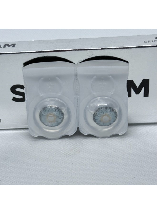 Colored Contact Lenses – Siri Blue – Natural Look - Image 2