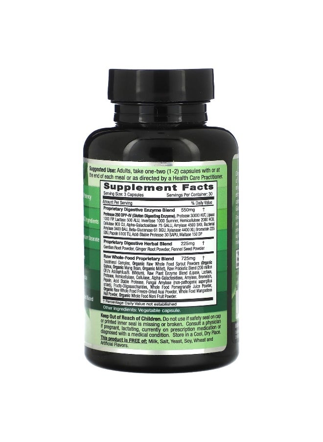 Emerald Laboratories Emerald Laboratories, Digestive Health, Gluten, Dairy & Beans+, 90 Vegetable Caps  - Image 2