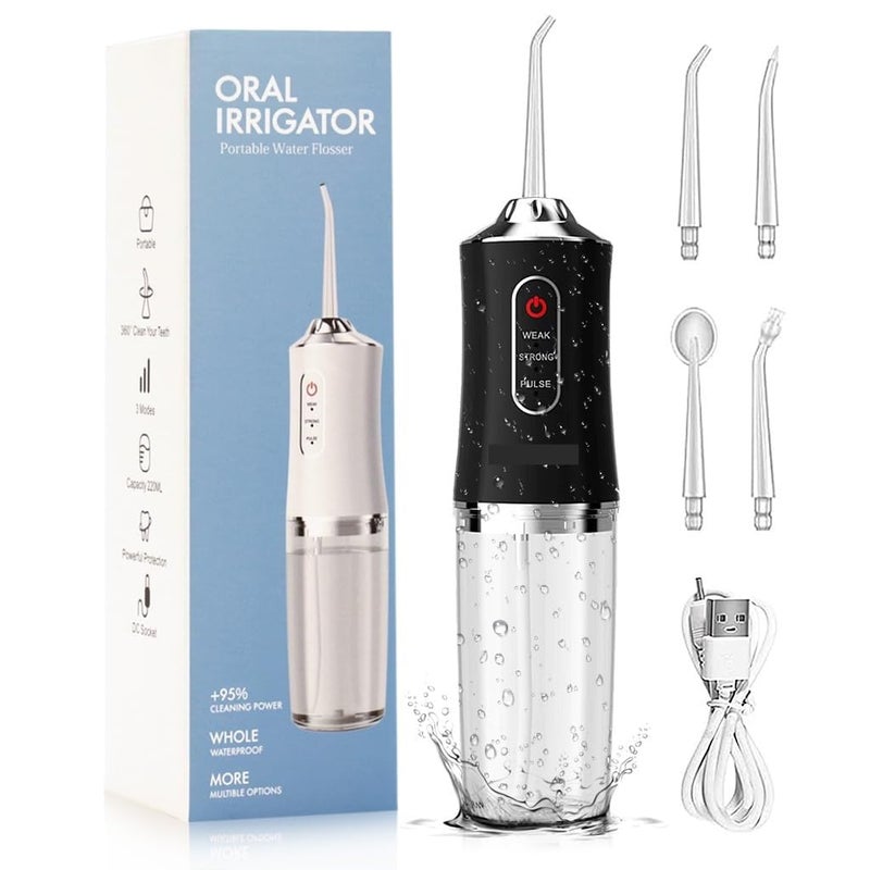 BSBDA Water-Flosser-Cordless-Teeth-Cleaner Water Dental Flosser with 3 Modes 4 Jets Rechargeable Dental Oral Irrigator for Home Travel (Style -2) - Image 1