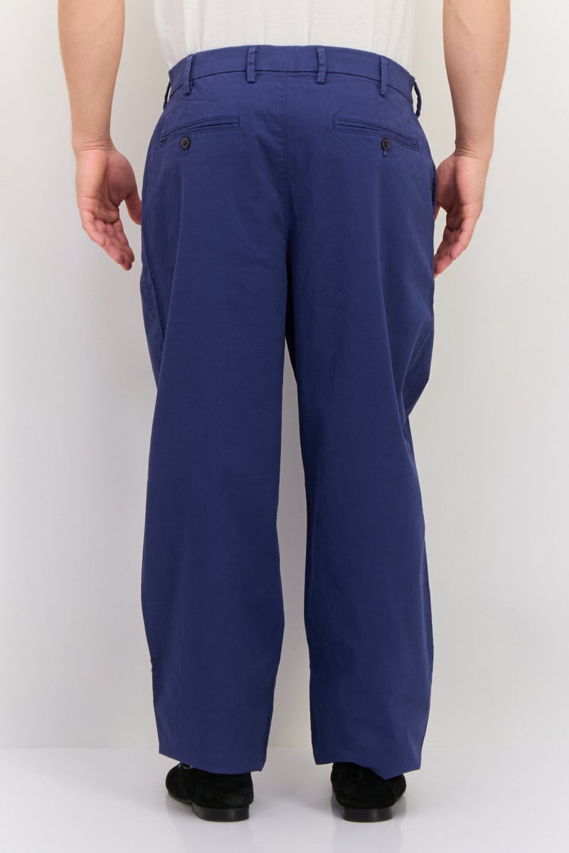 GAP Men Loose Fit Solid Straight Leg Pants, Ash Blue - Image 2