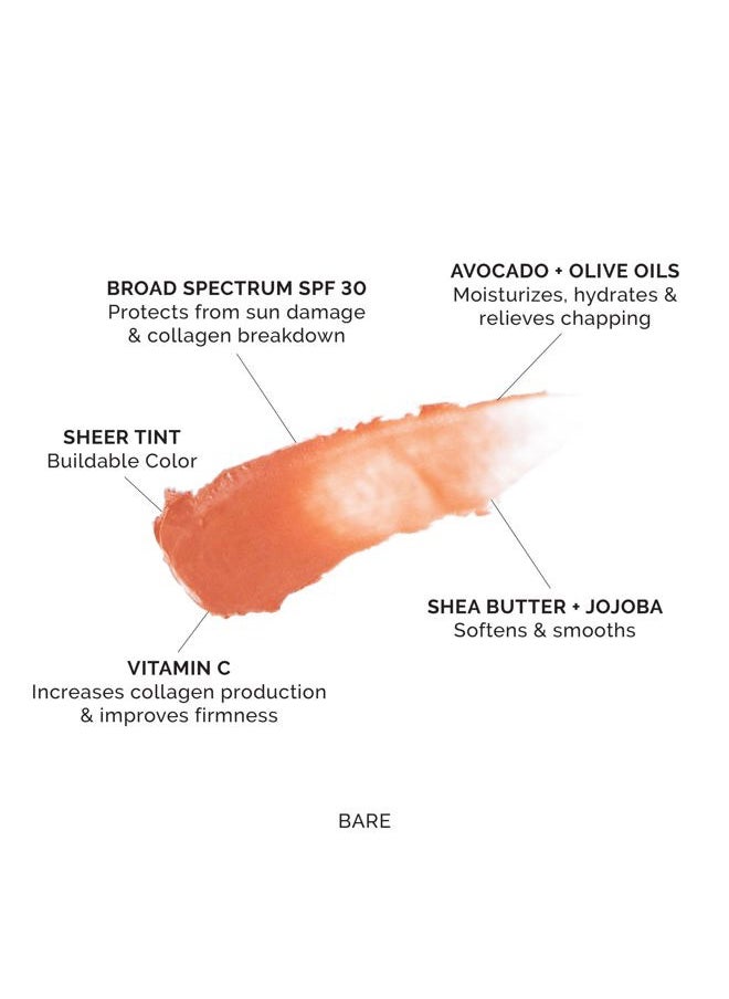 MDSolarSciences - Tinted Lip Balm Sunscreen SPF 30 for Women, Anti Aging, Unscented, Paraben-Free, Daily Skincare, Hydrating Formula with Sun Protection and Natural Finish, 0.15 Fl Oz - Image 1