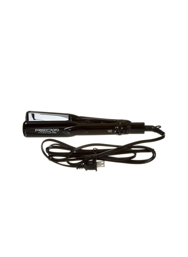 Red pro Titanium 460 Styler Flat Iron, 1 1/2" for Silk Pressing & Keratin Treatments, Eliminates Frizz, Instant Heat, Auto Shut-Off, Heavy Duty Swivel Cord - Image 4