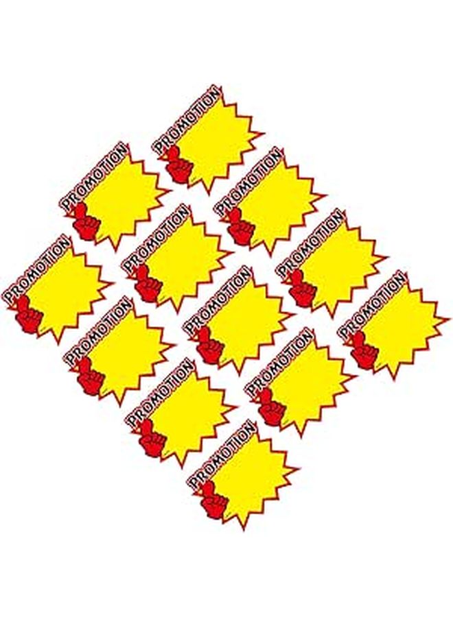 50 Pcs Red Price Tags Sale Stickers For Retail Shop Produce Commodity Advertising - Image 1