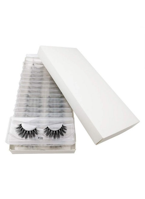 10 Pairs Wholesale Natural Mink Eyelashes 3D Mink Lashes Long Thick False Eyelashes High Volume Eye Lashes Hand Made Makeup Eyelash Soft (S105)