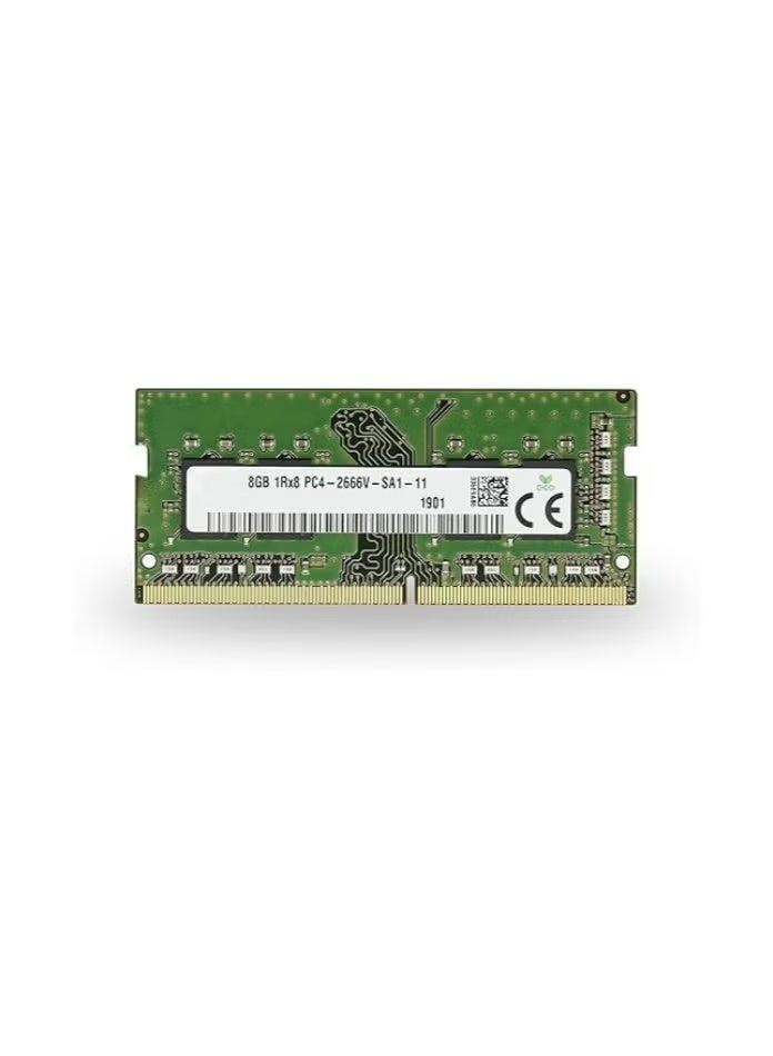 ذاكرة RAM للابتوب سعة 8 جيجابايت DDR4 بسرعة 2666 ميجاهرتز PC4-21300، شريحة SO-DIMM ‏260 دبوس بجهد 1.2 فولت لترقية أجهزة اللابتوب المتوافقة