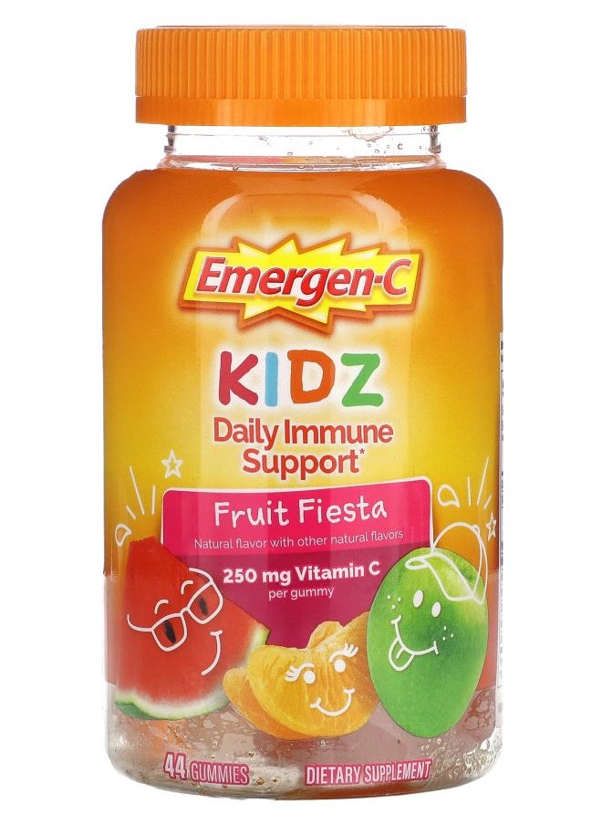Emergen-C Kids Daily Immune Support Fruit Fiesta 44 Gummies 