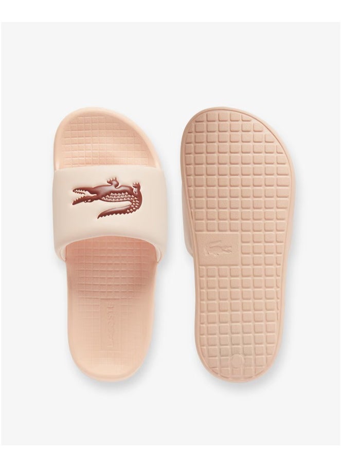 LACOSTE Slides Croco 1.0 Single Strap Flip Flops  - Image 5