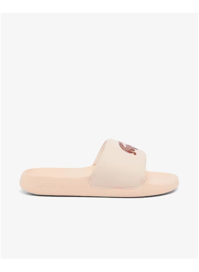 LACOSTE Slides Croco 1.0 Single Strap Flip Flops  - Image 1