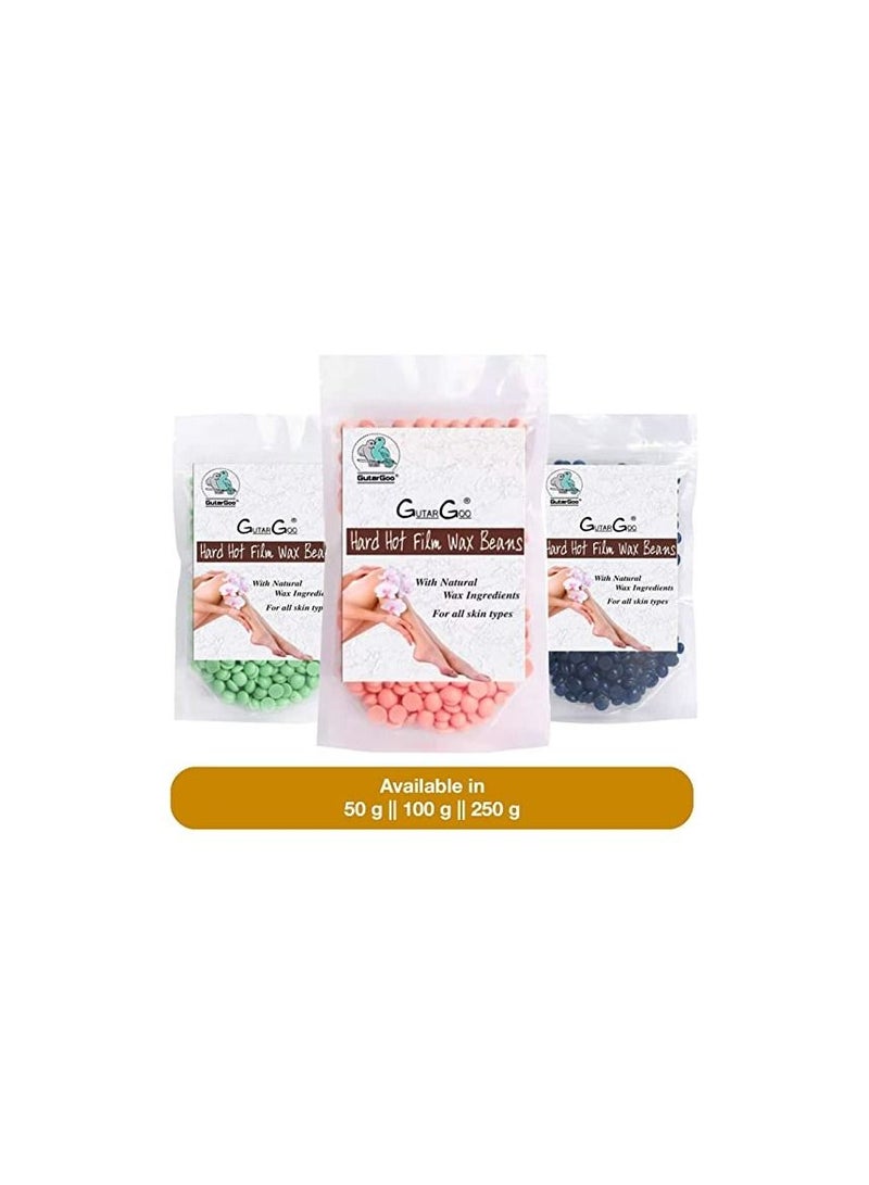 GutarGoo Pack of 1 Painless Brazilian Hair Removal Hard Film Hot Wax Beans for Stripless Body Waxing at Home - Image 4