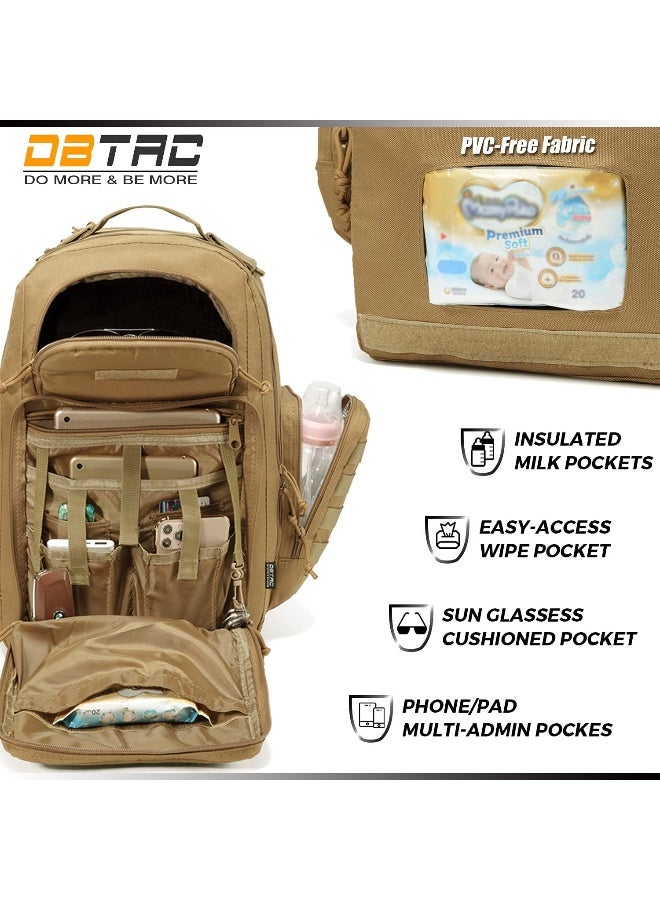 DBTAC DO MORE & BE MORE Diaper Bag Backpack for Dad - Image 5