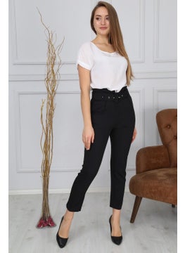 Waist Belted Black Fabric Trousers 44 - pzsku/Z0A39540D731DA20774C9Z/45/_/1725721396/d69f853c-e326-4039-8031-34fea50e8776