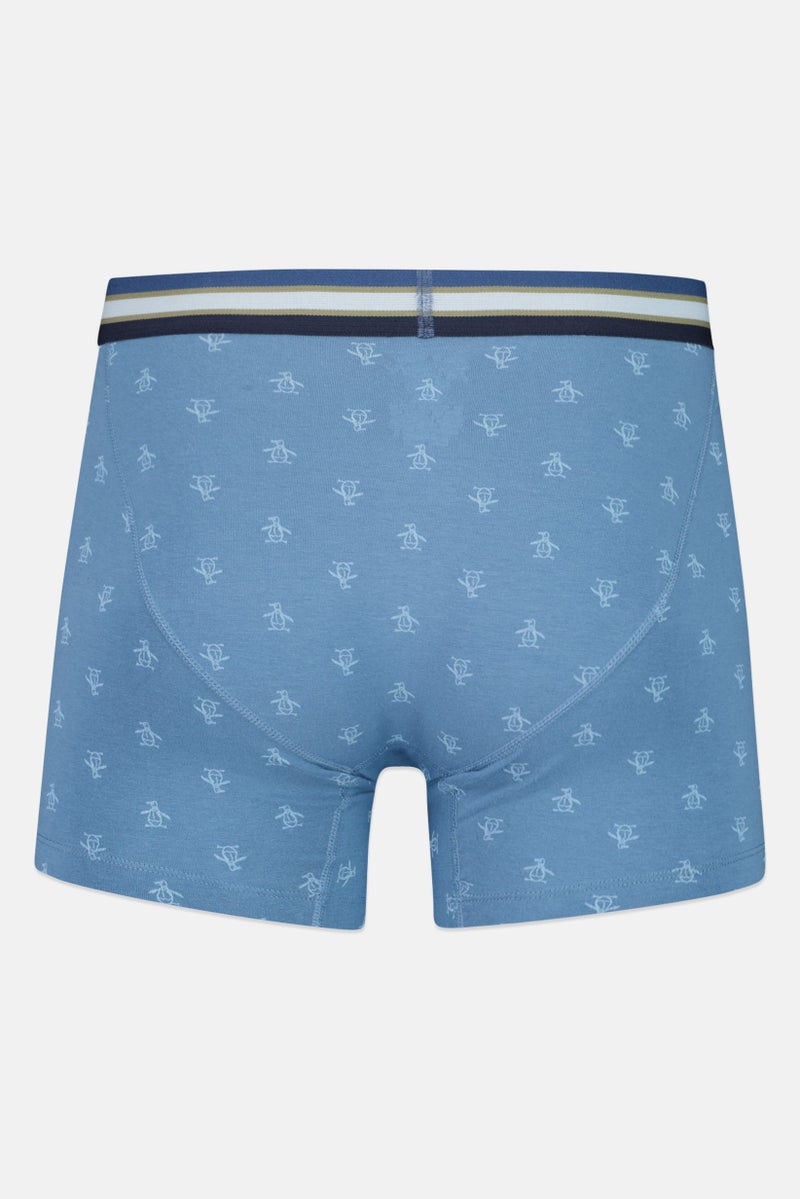 Original Penguin شورت بوكسر للرجال 4 قطع بشعار العلامة التجارية، متعدد الألوان - Image 3