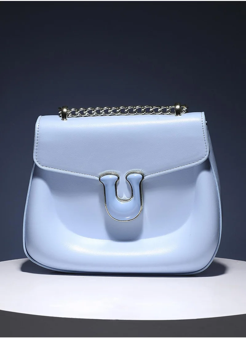 صوص هاوت Horseshoe Buckle Sling Bag - Icy Blue