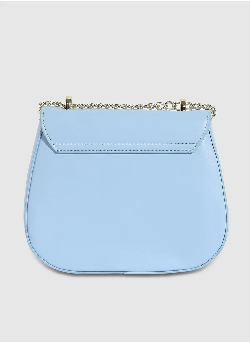 صوص هاوت Horseshoe Buckle Sling Bag - Icy Blue