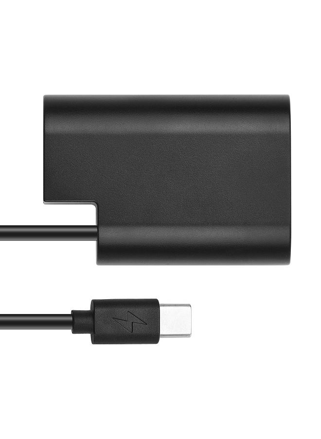ANDOER - DMW-DCC12 Dummy Battery USB-C Coupler Adapter BLF19 Dummy Battery Coupler with USB Type-C Spring Power Cable Replacement for Panasonic Lumix DMC-GH5 GH5s GH5m GH4 GH4K GH3 GH3K G9 Camera - Image 1