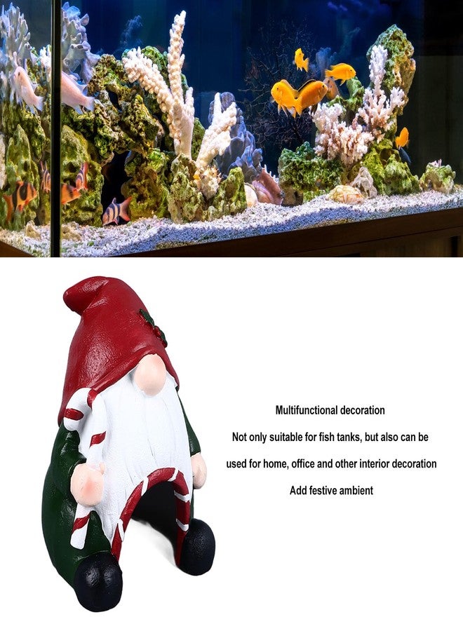 FUZHUI Christmas Aquarium Decoration, Aquarium Santa Claus Decorations, Fish Tank Creative Aquarium Resin, Decoration for Holiday Fish Tank Supplies Table Decor, Safe and Durably, Adds Joyful Ambiance - Image 3