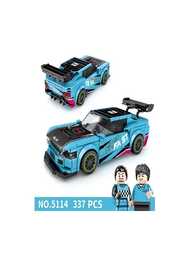 Famous Car World Mitsubishi EVO Building Blocks 337 Pieces - 5114  - Image 2