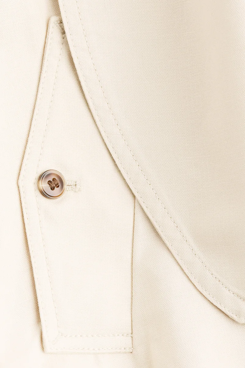 H&M  Scarf-collar linen-blend jacket for Women | Best Price UAE
