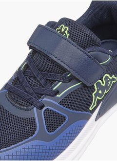 Kappa Boys' Logo Print Sports Shoes With Hook And Loop Closure  - Image 4