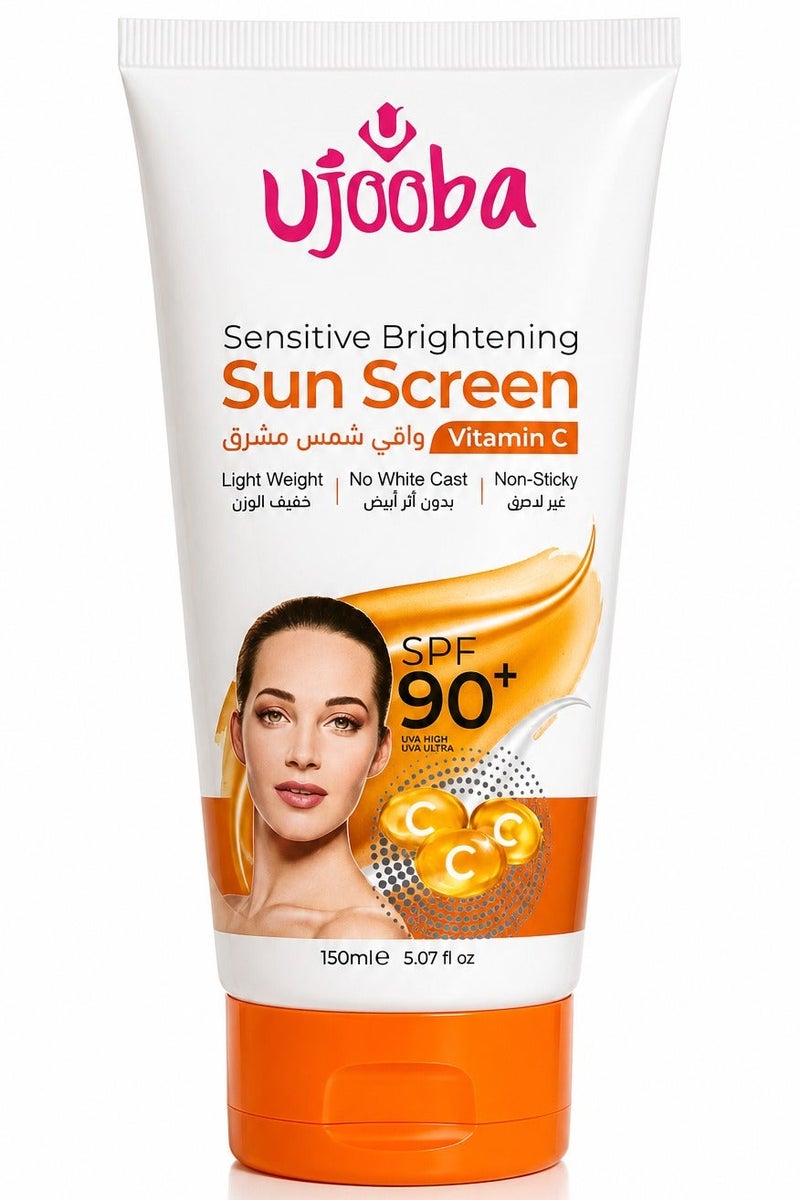 Ujooba Sensitive Brightening Sun Screen Vitamin C SPF+90 - 150 ml - Image 1