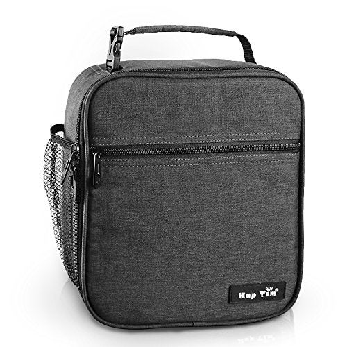 Hap Tim Insulated Lunch Box for Men, Reusable Lunch Bag for Women, Spacious Lunchbox Adult, Dark grey (18654-DG) - Image 1