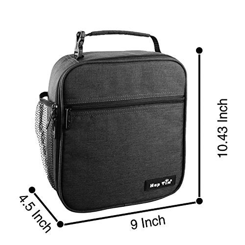 Hap Tim Insulated Lunch Box for Men, Reusable Lunch Bag for Women, Spacious Lunchbox Adult, Dark grey (18654-DG) - Image 5