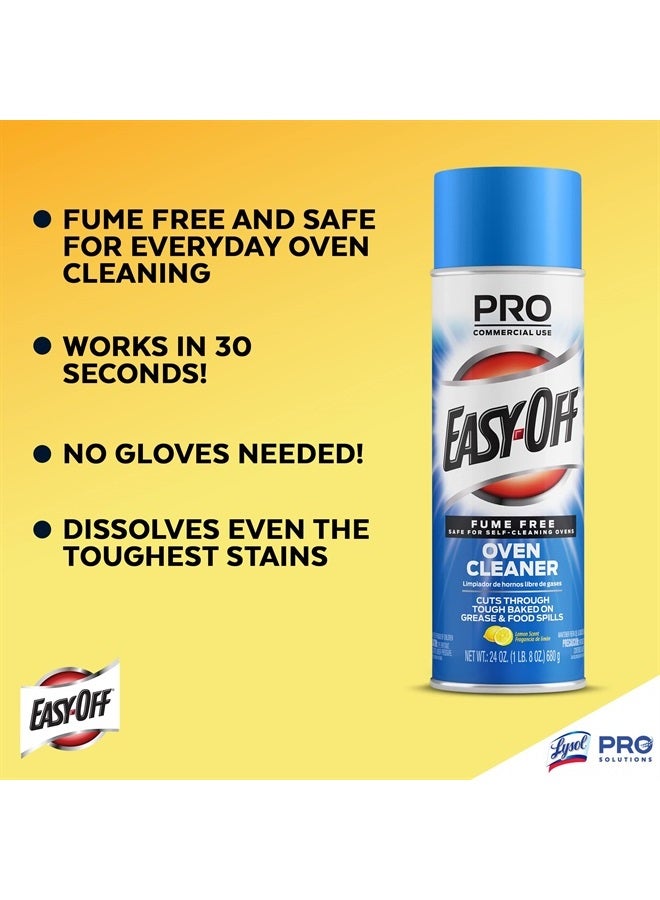 Easy Off رذاذ منظف الفرن سهل الإزالة بدون دخان، ليمون، 24 أونصة، يزيل الدهون - Image 5