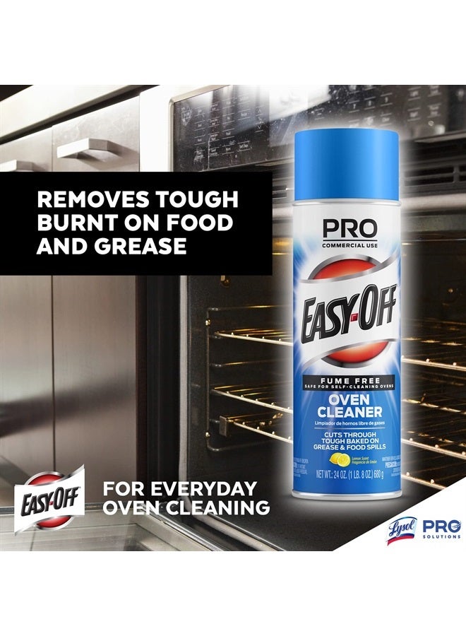 Easy Off رذاذ منظف الفرن سهل الإزالة بدون دخان، ليمون، 24 أونصة، يزيل الدهون - Image 2
