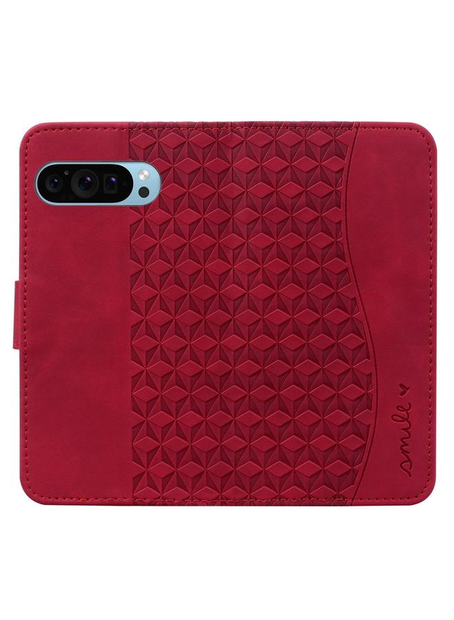 S-TOP Case For Google Pixel 9 Pro Business Diamond Buckle Leather Phone Case with Lanyard - Image 3