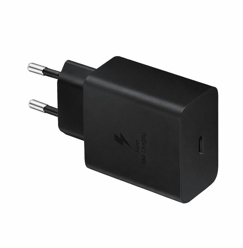 شاحن 45 وات USB-C شحن فائق السرعة PD 3.0/PPS (SFC 2.0) مع كابل Type-C 5A بطول 1.8م – فيشة EU – متوافق مع سامسونج جالكسي وأجهزة Type-C - Image 2