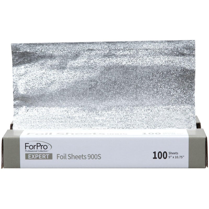 ForPro Professional Collection ForPro Expert Embossed Foil Sheets 900S Aluminum Hair Foils for Color Application and Highlighting Services Food Safe PopUp Dispenser 9 W x 1075 L 100Count - Image 3