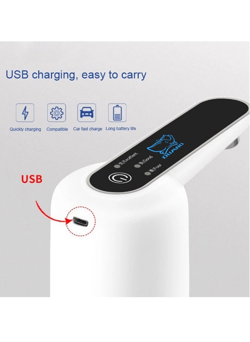 DUMBO - Rechargeable Smart Water Pump Dispenser with 3-color TDS Water Quality Test - Image 1