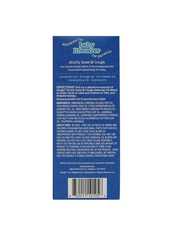 Oilogic Baby Bath Essentials - Stuffy Nose & Cough Bundle - Vapor Bath And Roll-On Essential Oil Blend For Babies & Toddlers - Image 2