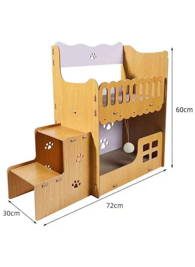NKX Multi-Level Kitten Play Tree with Scratching Post and Ladder - Image 1