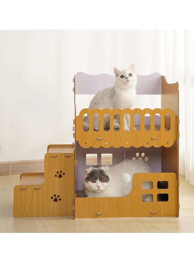 NKX Multi-Level Kitten Play Tree with Scratching Post and Ladder - Image 3