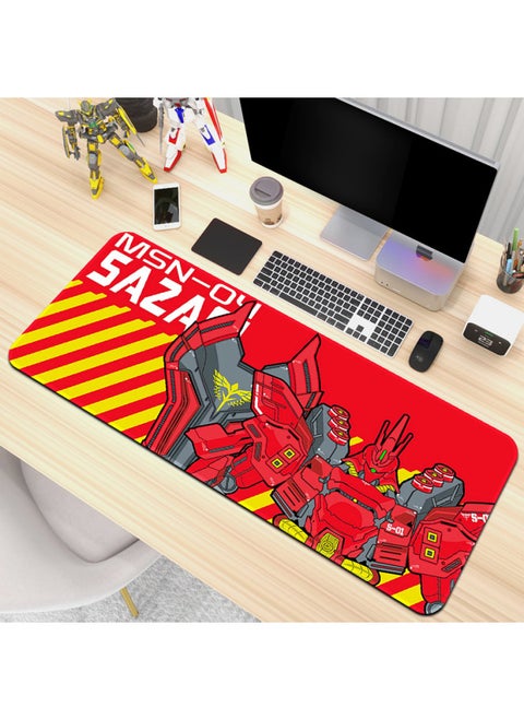 Gundam Mecha Style Anime Game Super Large Mouse Pad Thickened Personality Keyboard Pad Laptop Computer Office Desk Mat-Color:800x 300x 4mm Edge Lock-Pattern:Up To [22-16]]