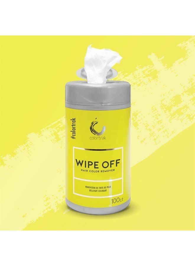 Colortrak Gentle Hair Color Remover Wipes, Moist, Non-irritating Towelettes, Formulated with Aloe, Easily Remove Hair Color Stains from Skin, Convenient Canister, 100 Wipes  - Image 5