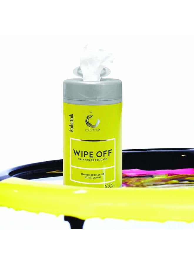 Colortrak Gentle Hair Color Remover Wipes, Moist, Non-irritating Towelettes, Formulated with Aloe, Easily Remove Hair Color Stains from Skin, Convenient Canister, 100 Wipes - Image 3